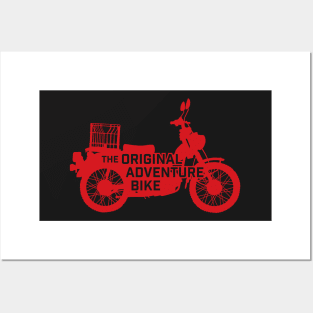 The Original Adventure Bike (Red) Posters and Art